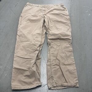 Carhartt BN5358 Men's Work Pants 44x34 Loose Fit Canvas Utility Durable Tan